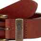 Preview: Wrangler Herren Leder Gürtel - Metal Loop - Cognac